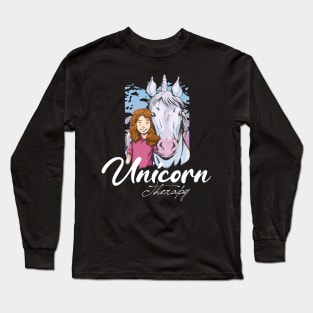 Believe In Magic Unicorn Long Sleeve T-Shirt